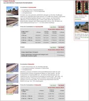 Preisliste historische Eichenbalken