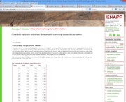 St�ckliste der aktuellen Lieferung Eichenbalken