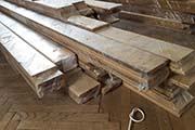 Sonderangebot Dielung aus aufges�gten alten Eichenbalken