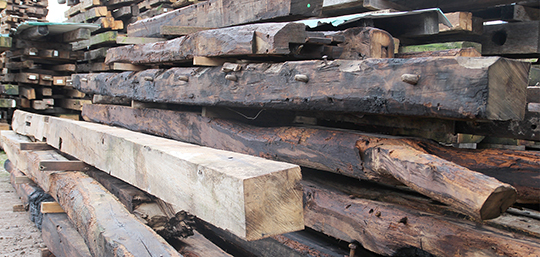 Neue Balken für die Zimmerer