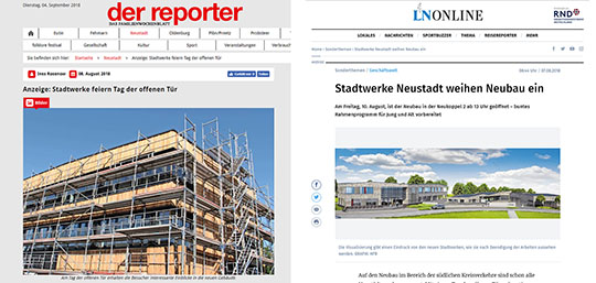 1600 qm Fassade aus Altholz sind fertig und auch (fast) sichtbar